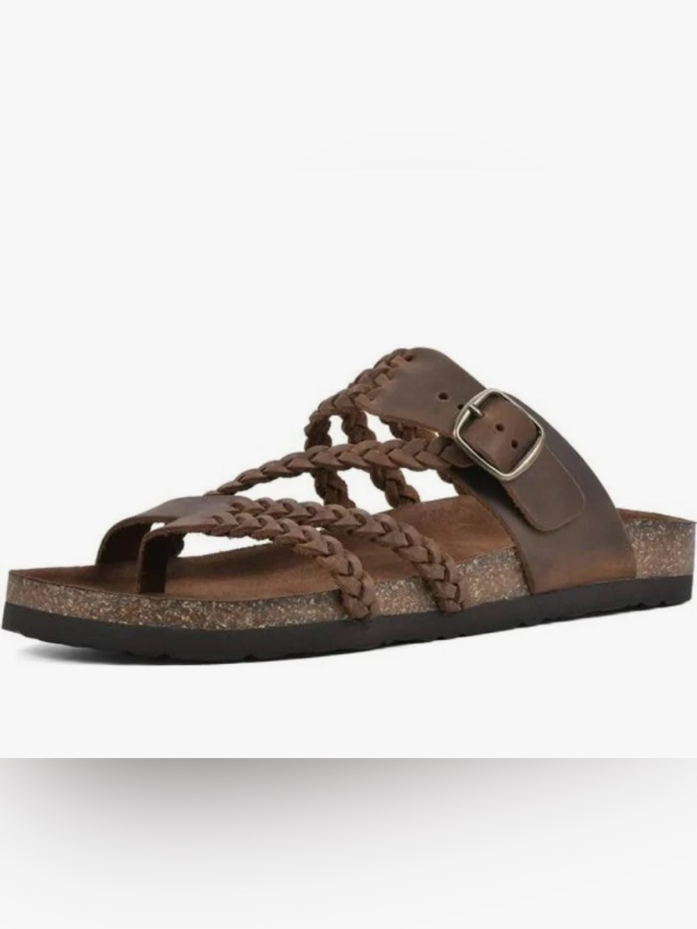 White Mountain Hayleigh Sandal Braided Sandals in Brown